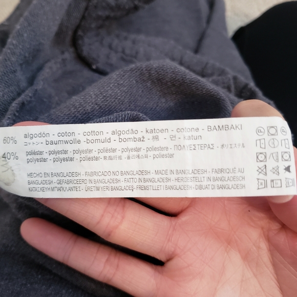 Host Pick 🥐 Zara TRF Drawstring Waistband Grey Pants - Picture 9 of 9